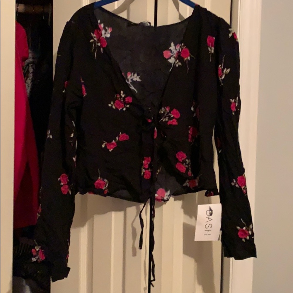 Crop dressy crop top from dash